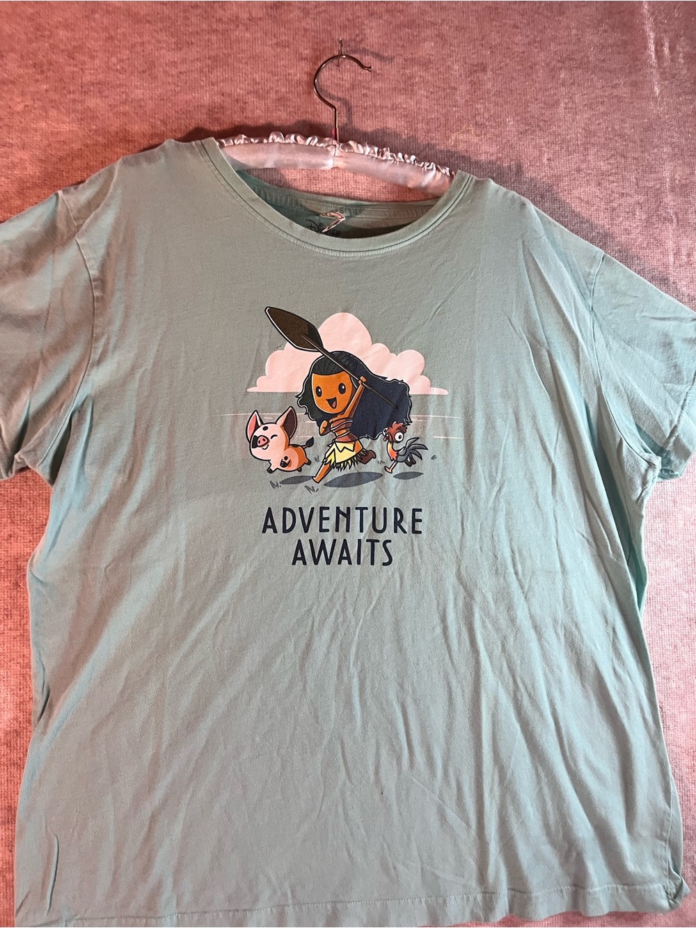 Disney Seafoam Green 'Adventure Awaits' Dog T-Shirt